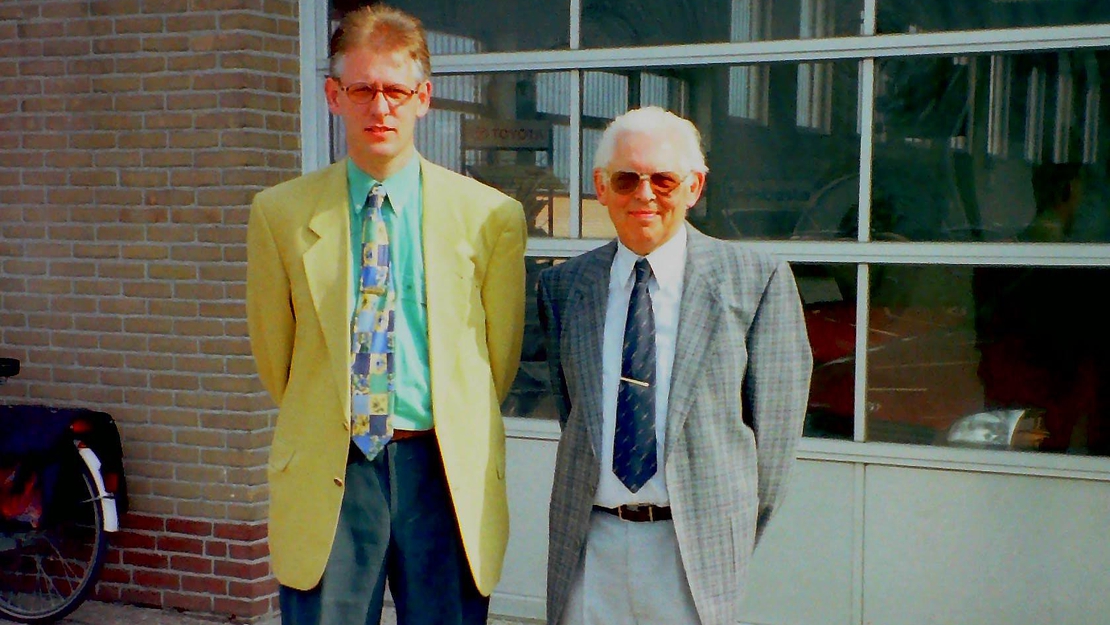 Sjaak en vader Pé Botman 1996.jpg
