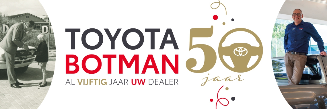 Toyota Botman bestaat 50 jaar!